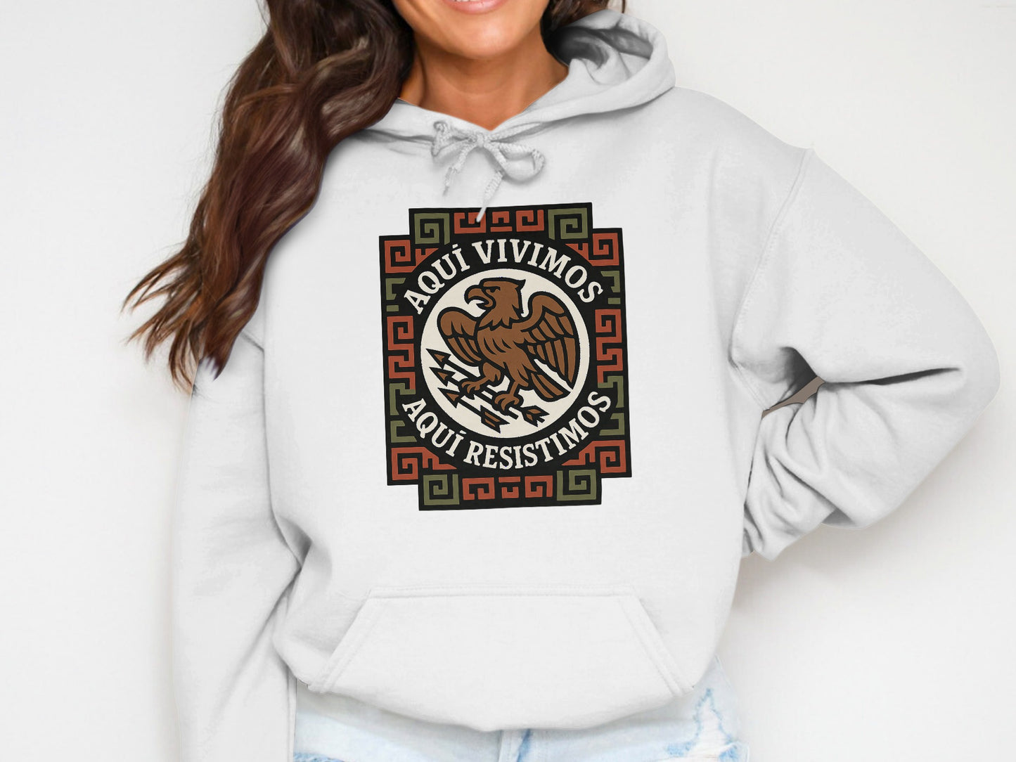 Aquí Vivimos Aquí Resistimos Graphic Hoodie product