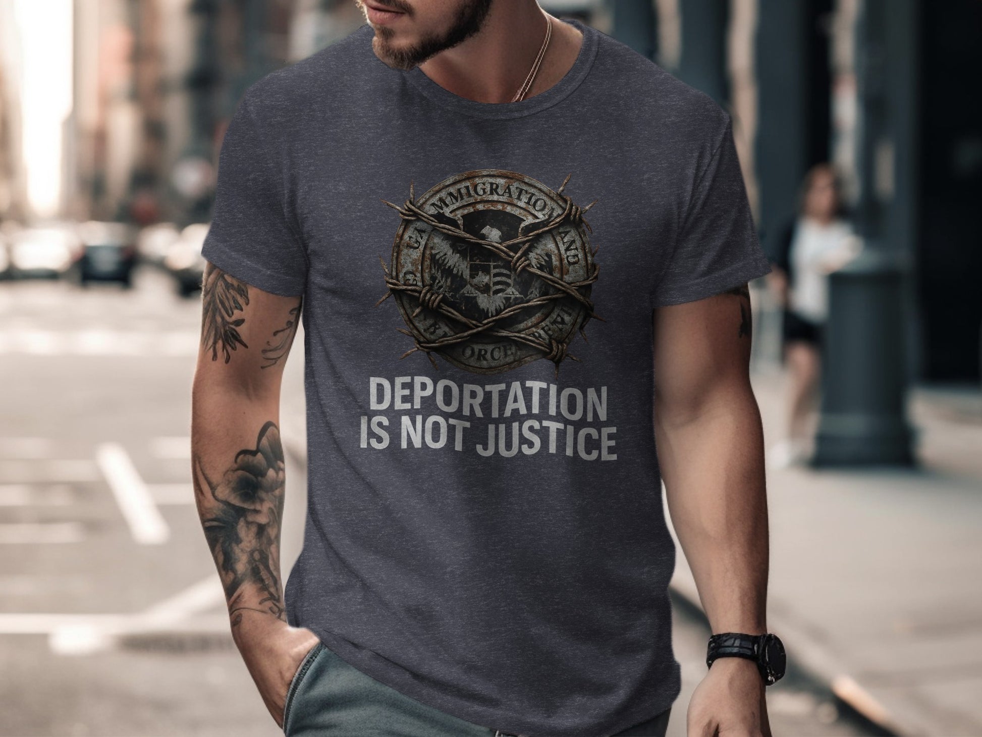 Deportation Is Not Justice Graphic T-Shirt product