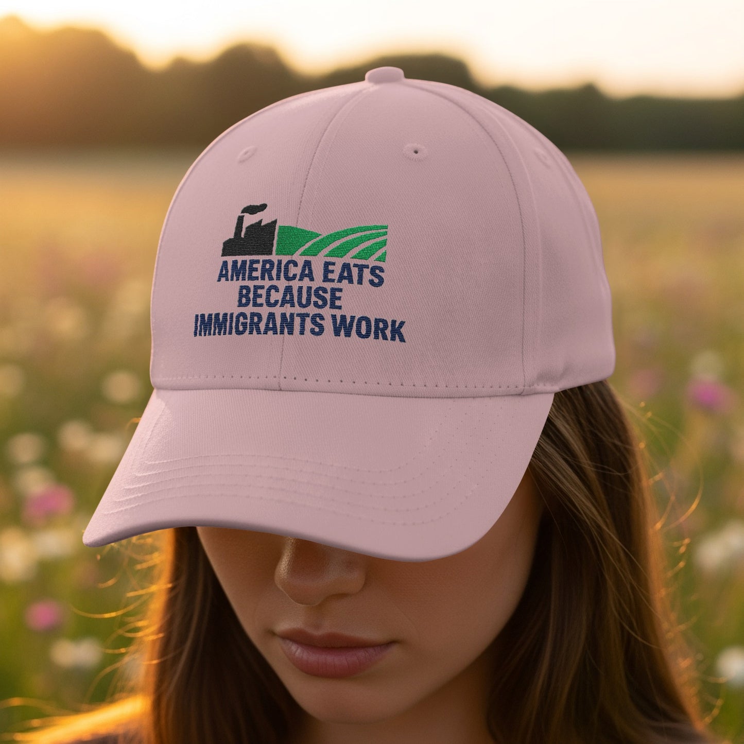 America Eats Because Immigrants Work hat product