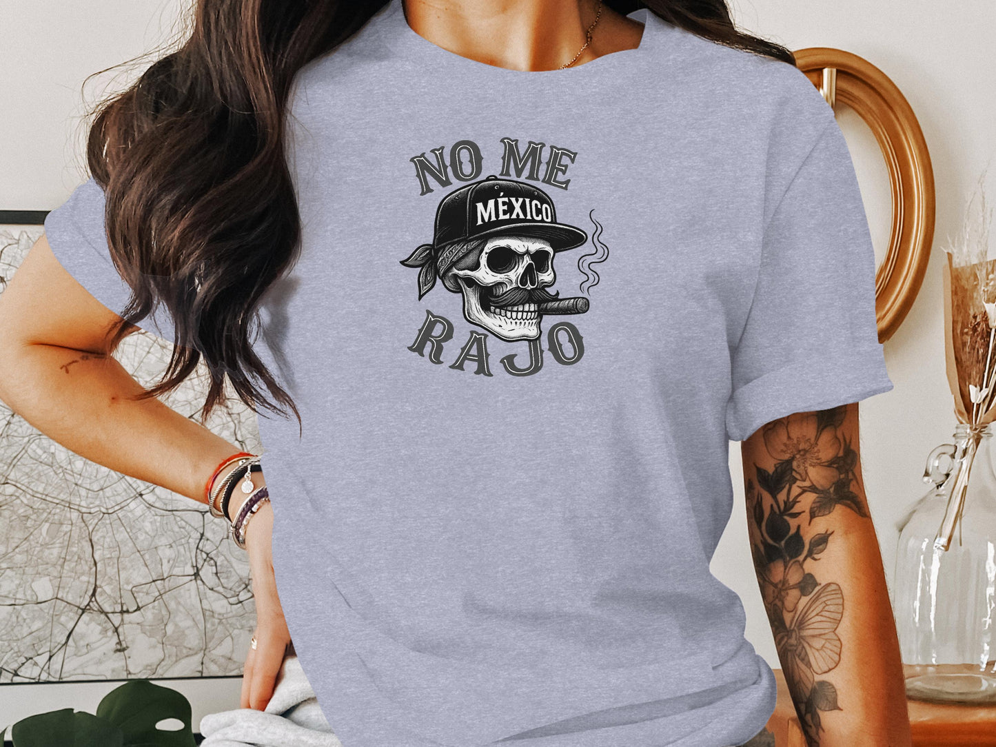 No Me Rajo Skull Graphic T-Shirt Product