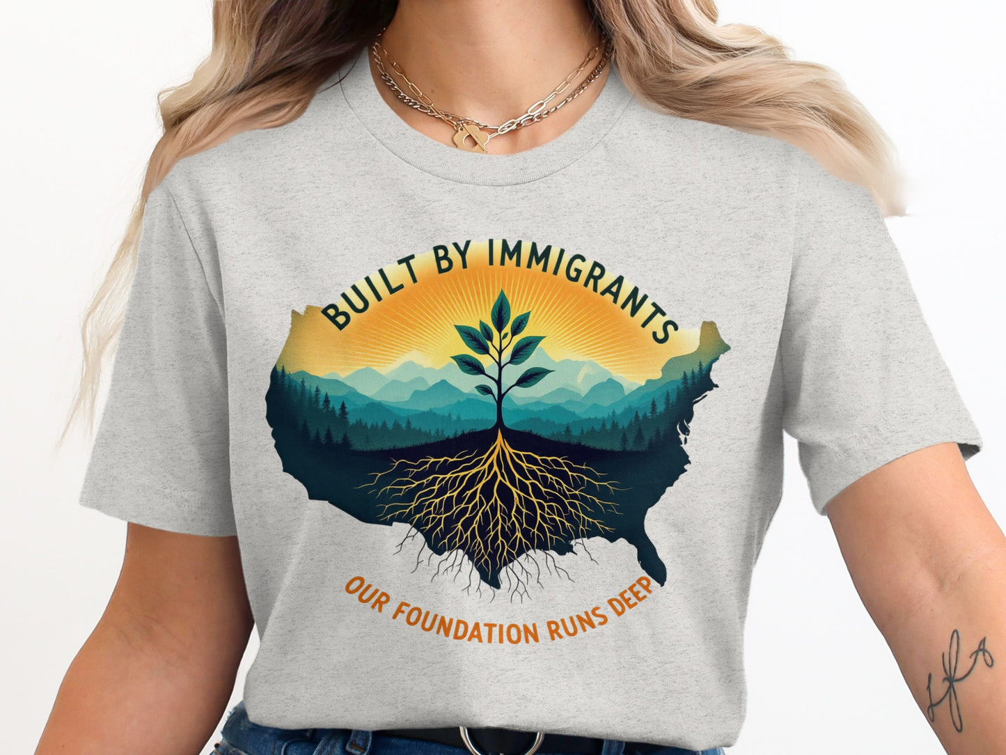 Built By Immigrants Our Foundation Runs Deep product type