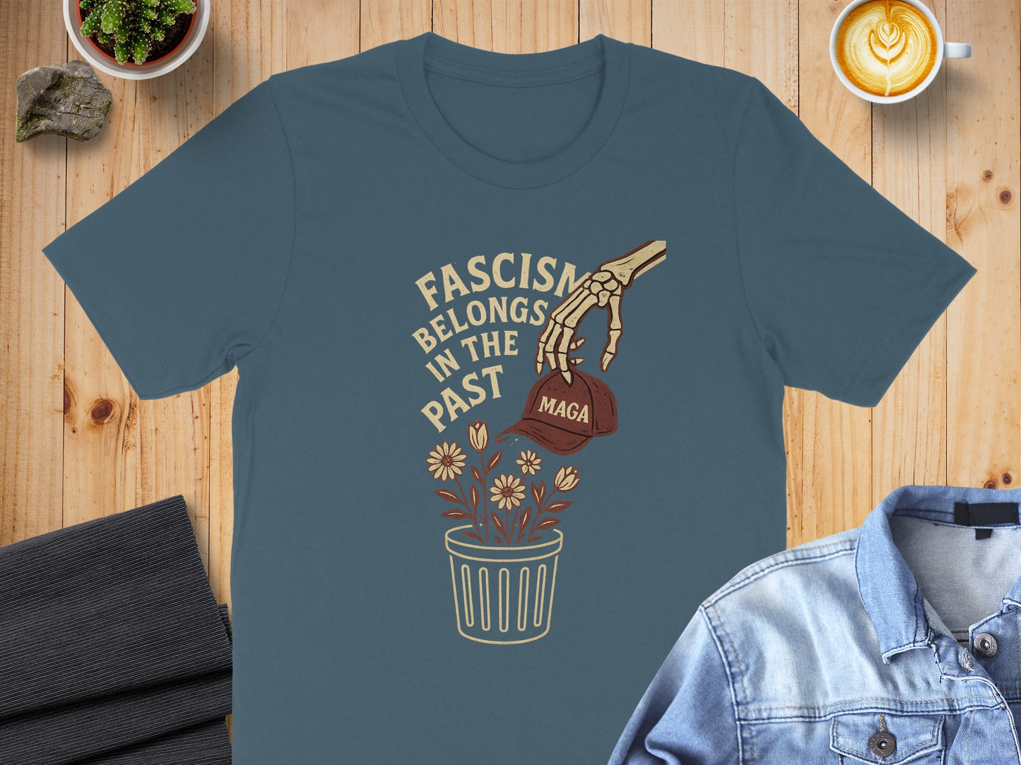 Fascism Belongs in the Past MAGA T-shirt product