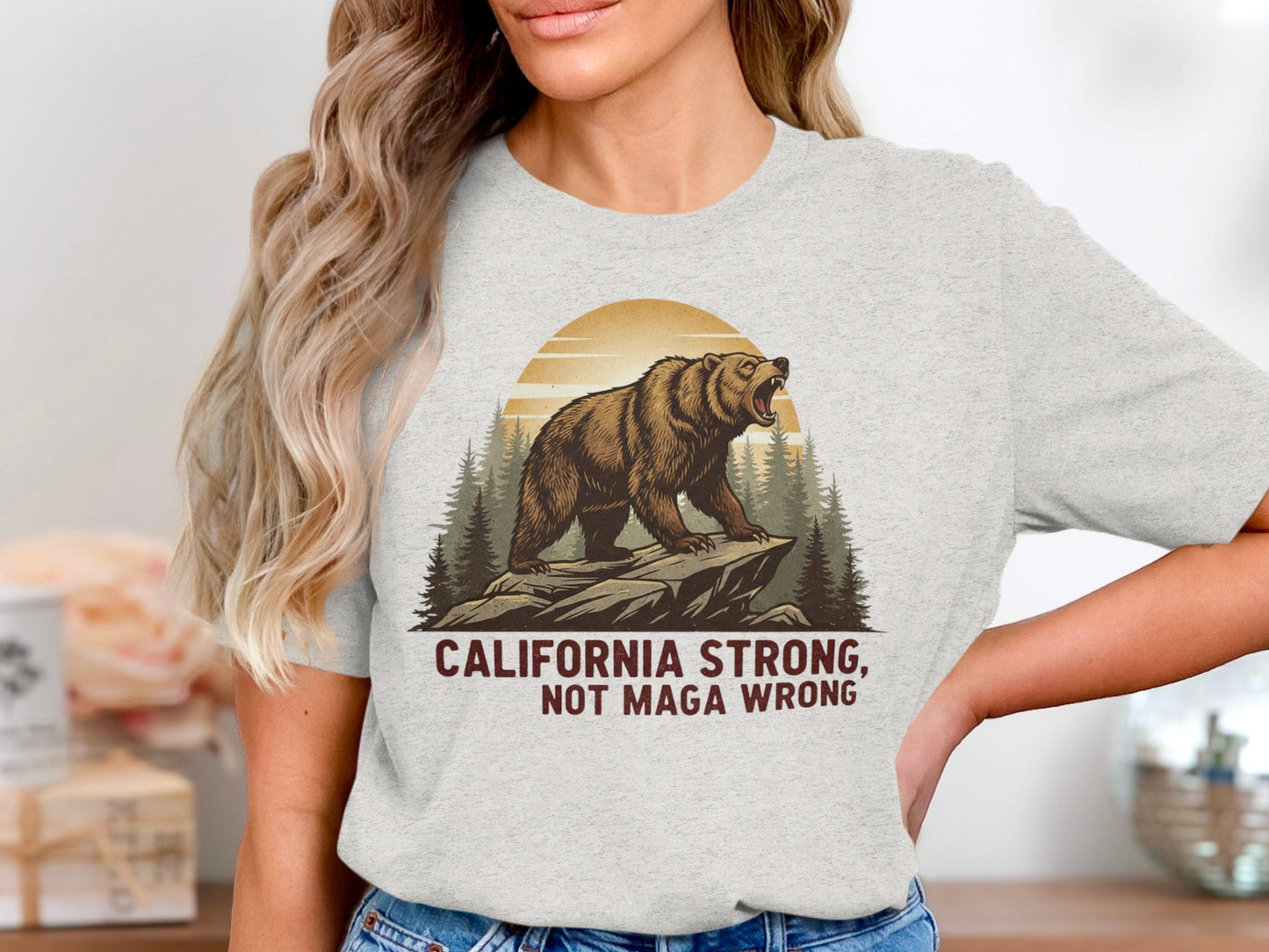 California Strong Not Maga Wrong T-shirt product