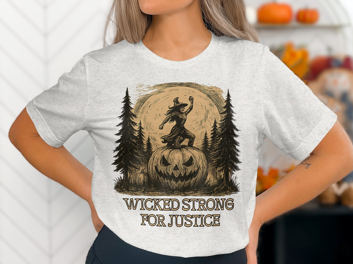 Wicked Strong For Justice Graphic Tee Shirt product