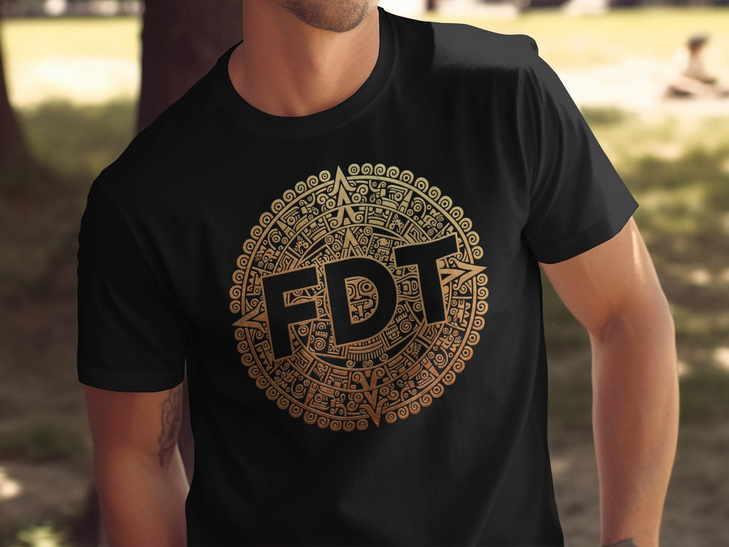 Intricate Aztec Inspired FDT Design T-shirt product
