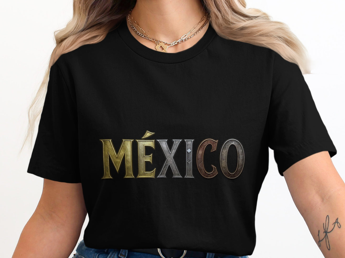 Bold México Lettering Graphic Print T-shirt product type
