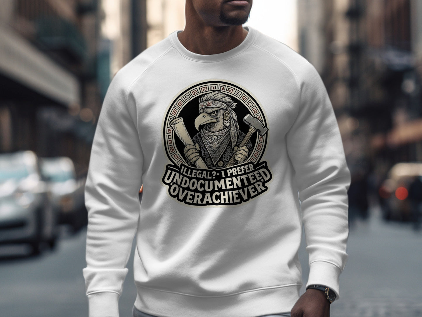 Illegal Undocumented Overachiever Stylish sweatshirt product type