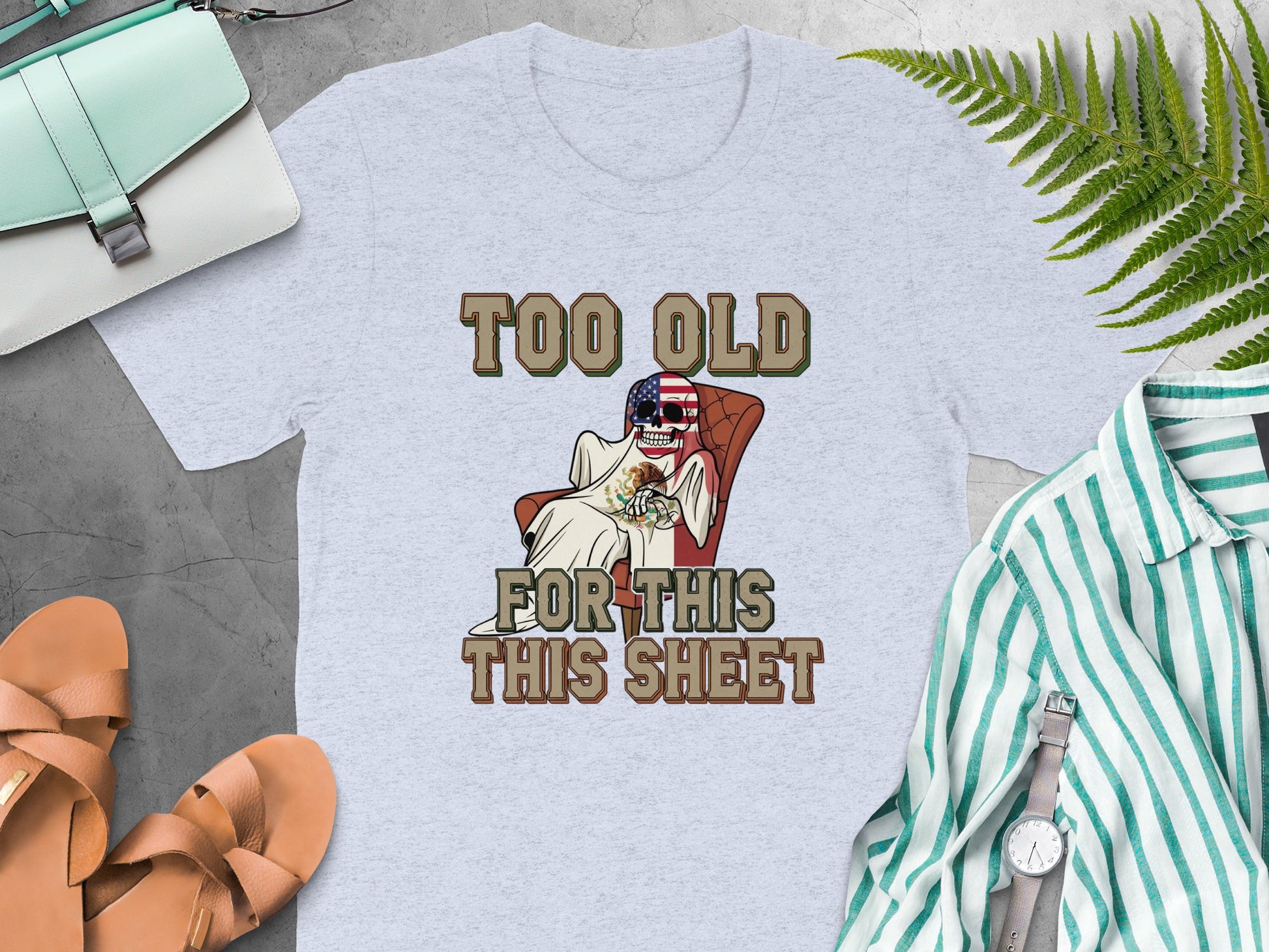 Too Old for This This Sheet Graphic T-shirt product