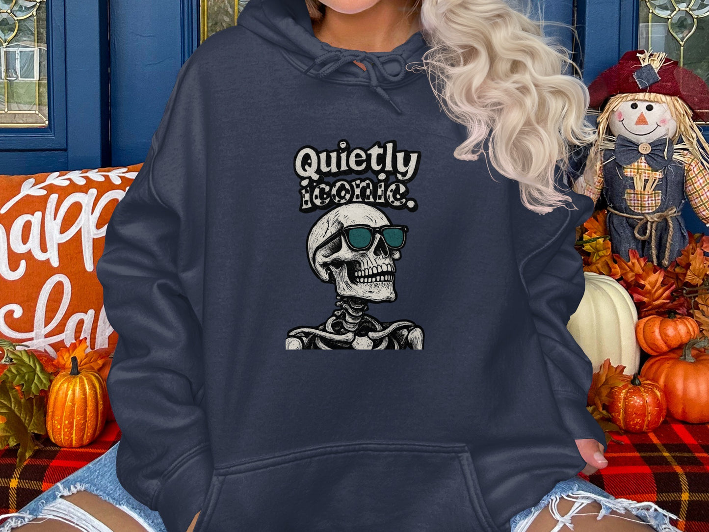 Quietly Iconic Skull Graphic Hoodie product