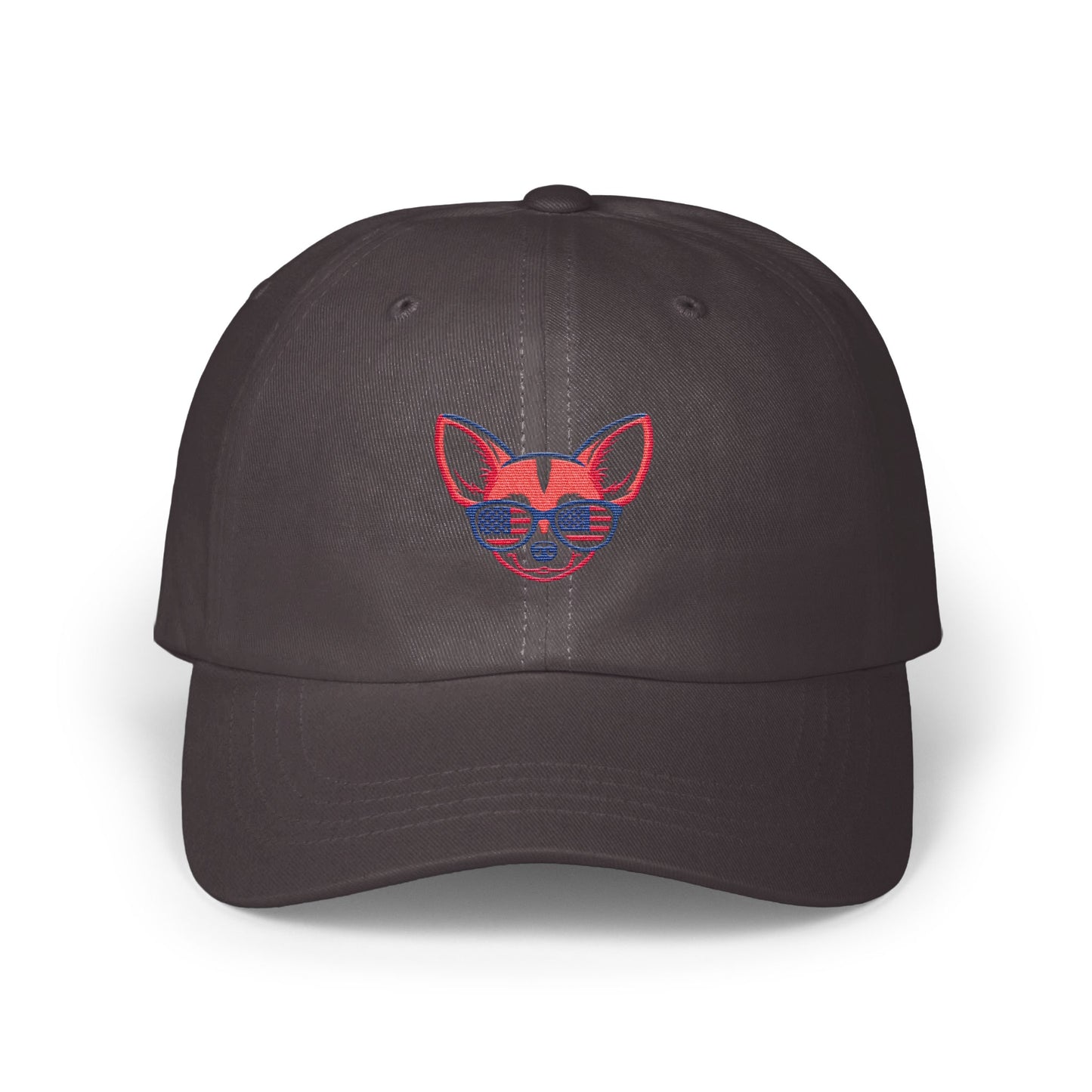 Fox Sunglasses Embroidered Design Fashionable Cap product