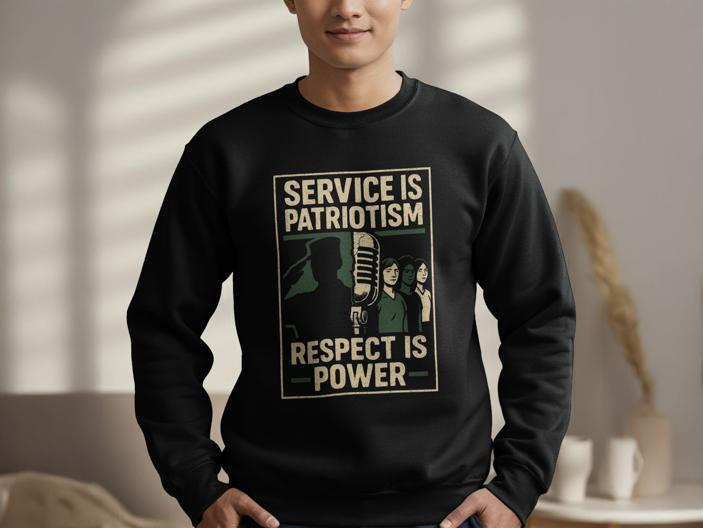 Service is Patriotism Respect is Power product type