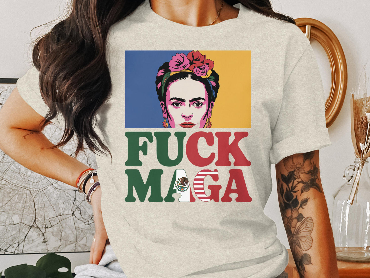 Colorful Anti-MAGA Graphic T-Shirt product