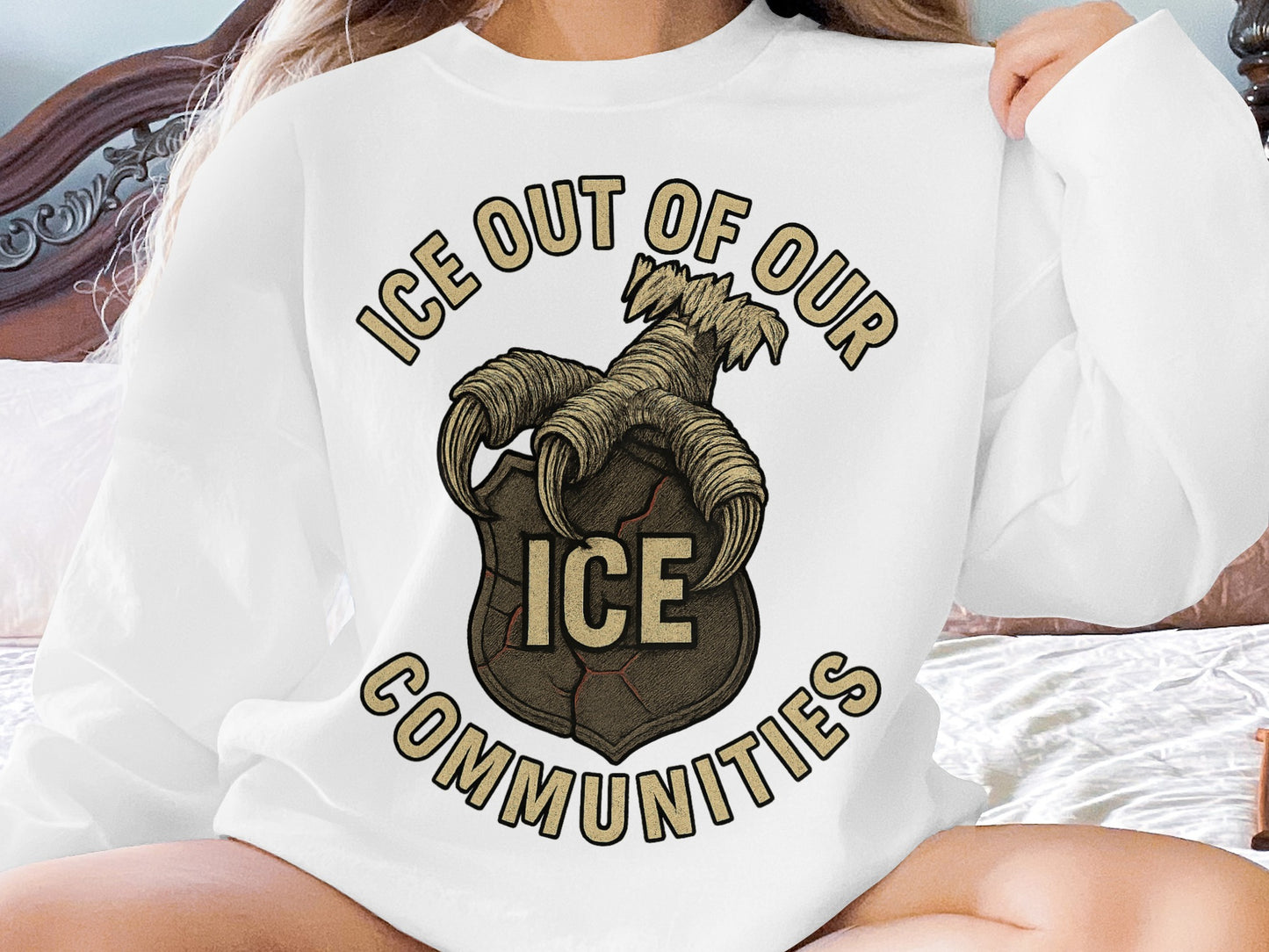 Ice Out of Our Communities Graphic Sweatshirt product type