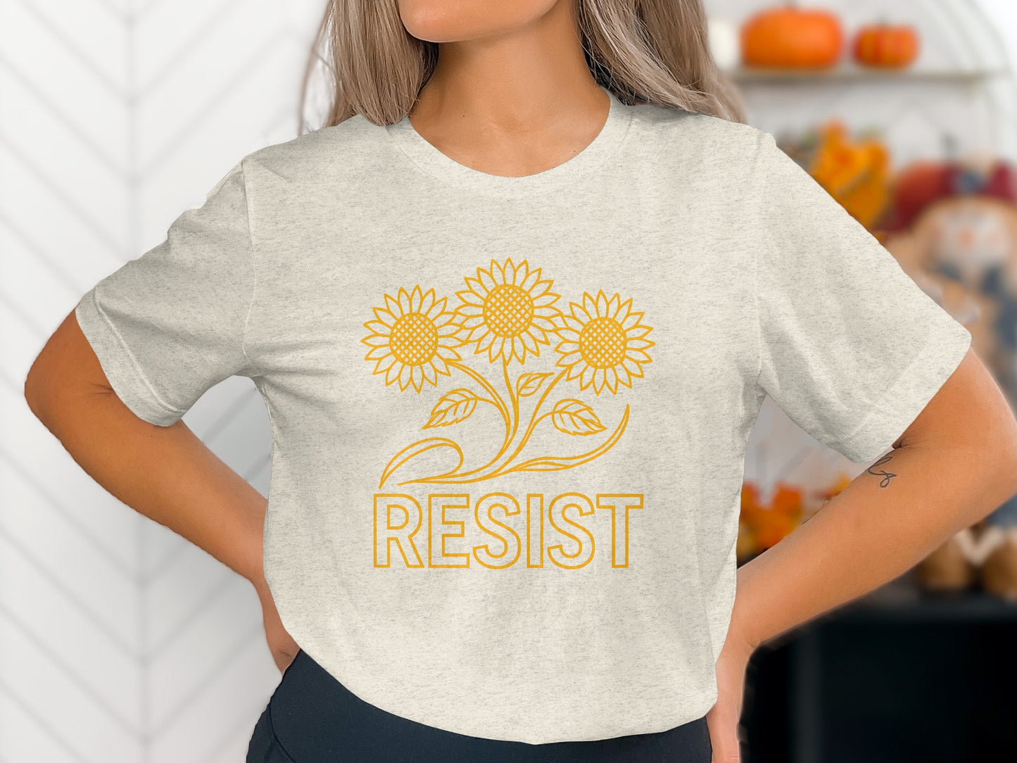 Resist Sunflower Graphic Design Top product