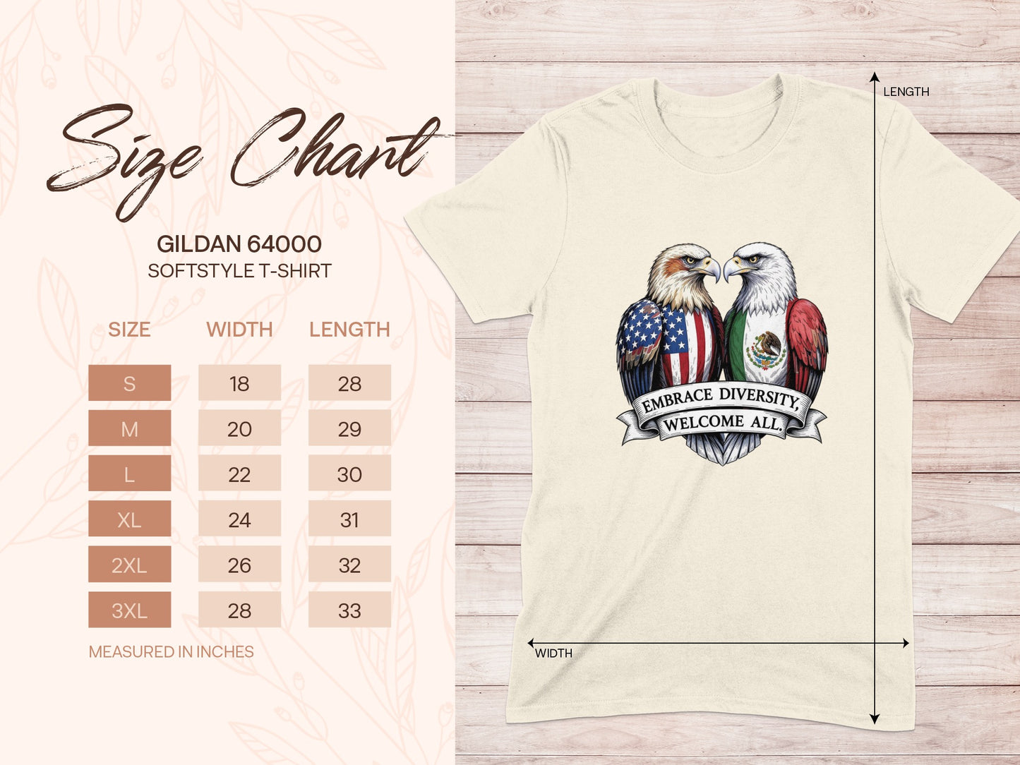 Embrace Diversity Welcome All Graphic T-Shirt product
