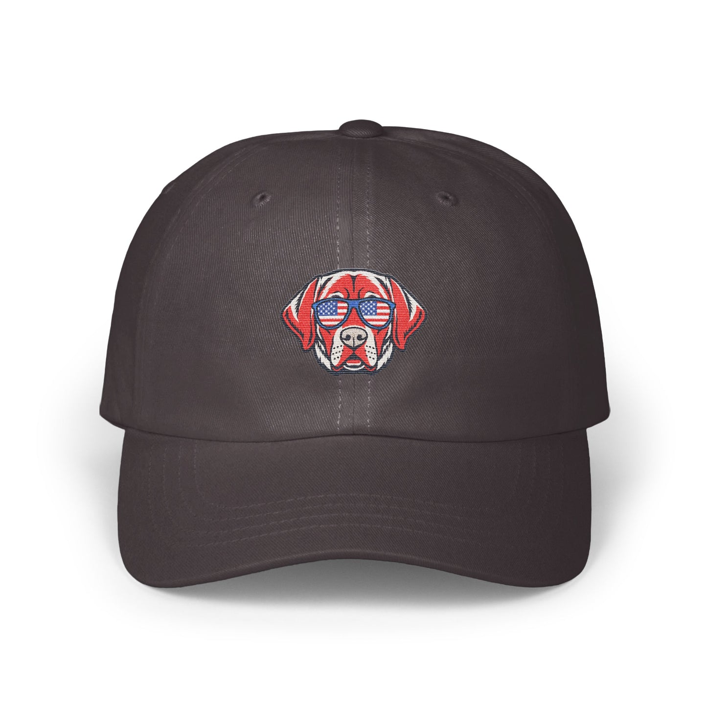 Cool Dog Wearing Sunglasses Design Baseball Cap product type