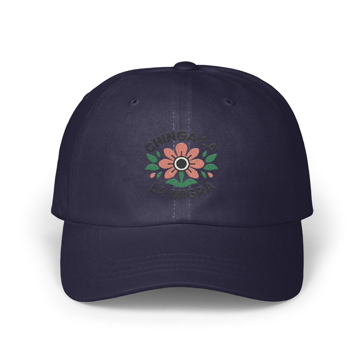 Floral Embroidered Baseball Cap Chingona Hat product type
