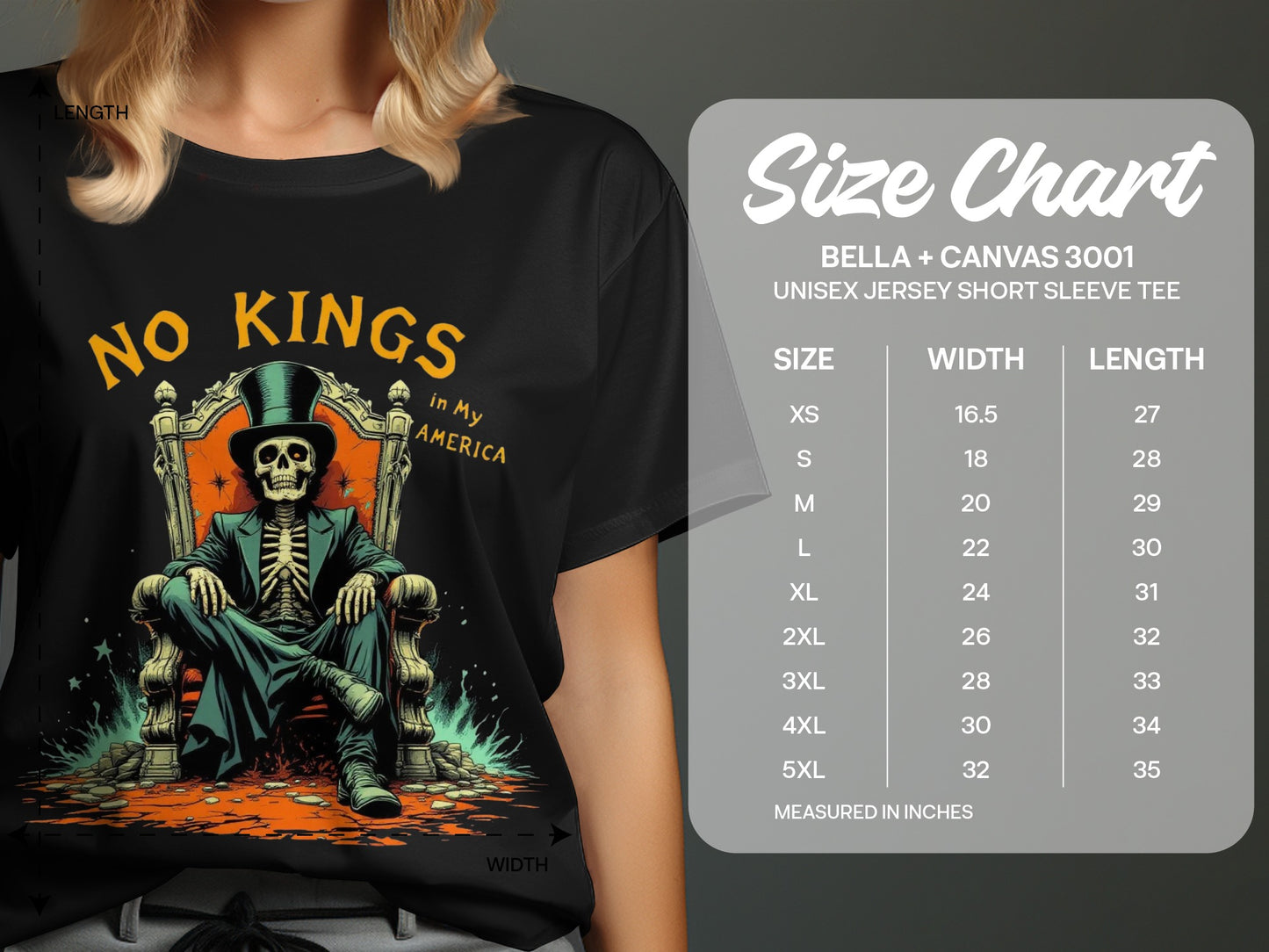 No Kings in My America Unisex Tee product type