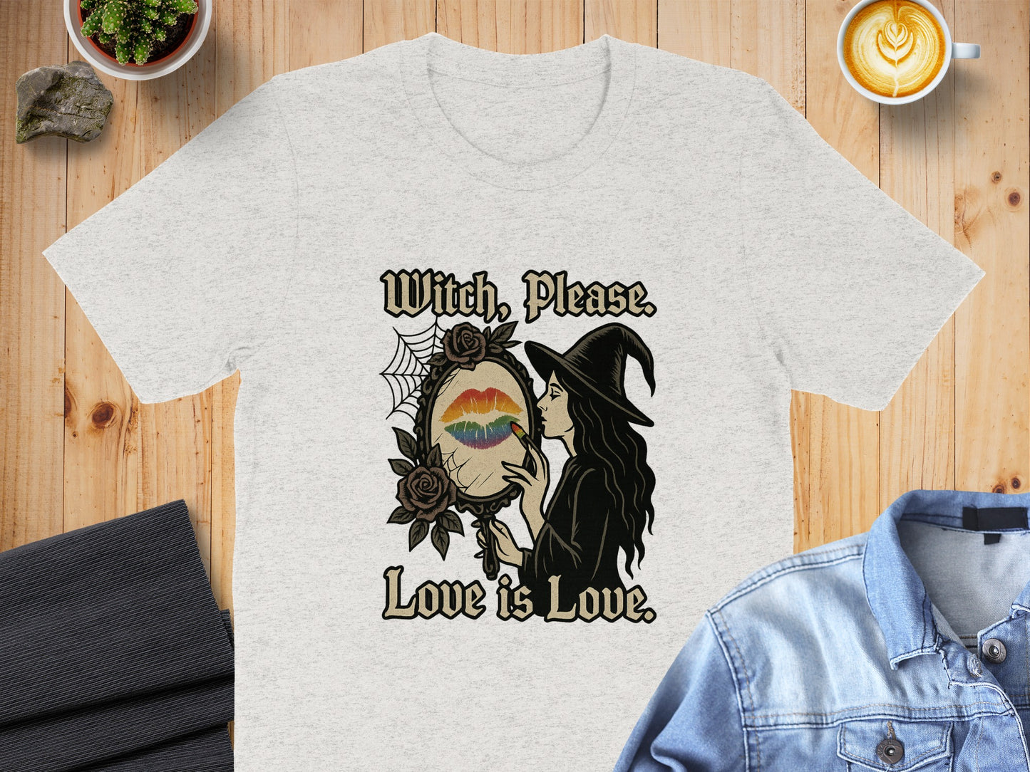 Witch Please Love is Love Graphic T-Shirt product