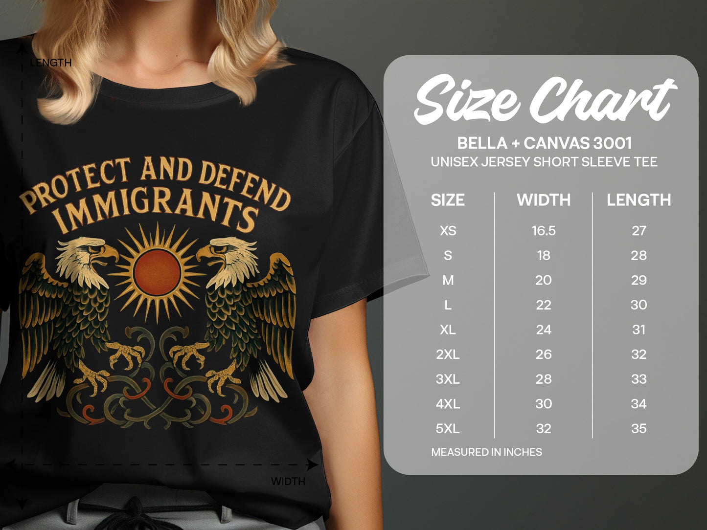 Protect and Defend Immigrants Short Sleeve Tee product