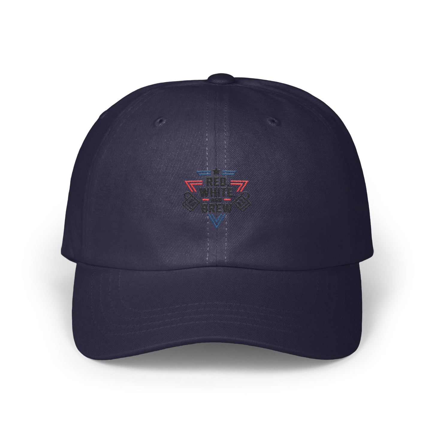 Stylish Red White Brew Themed Baseball Cap product
