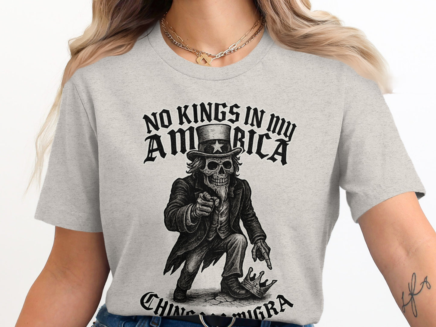 No Kings in My America Graphic T-Shirt product type