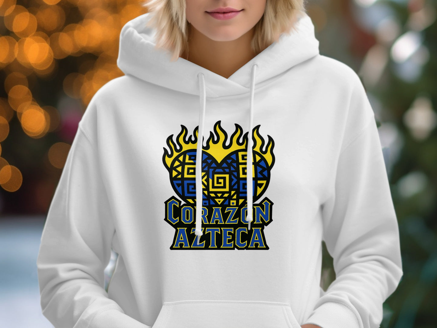 Corazón Azteca Graphic Hoodie Bold Streetwear product type