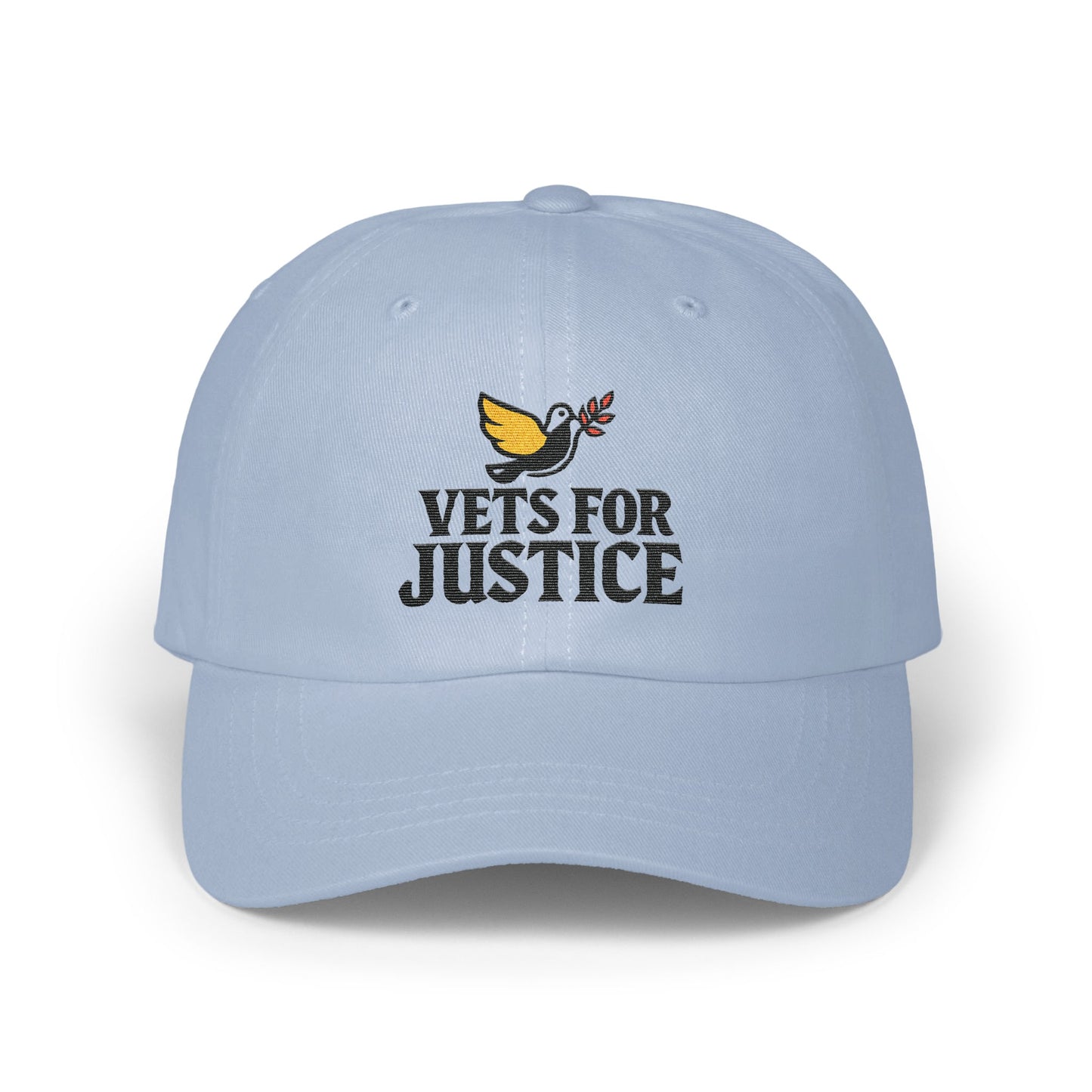 Vets for Justice Embroidered Light Blue Hat product type
