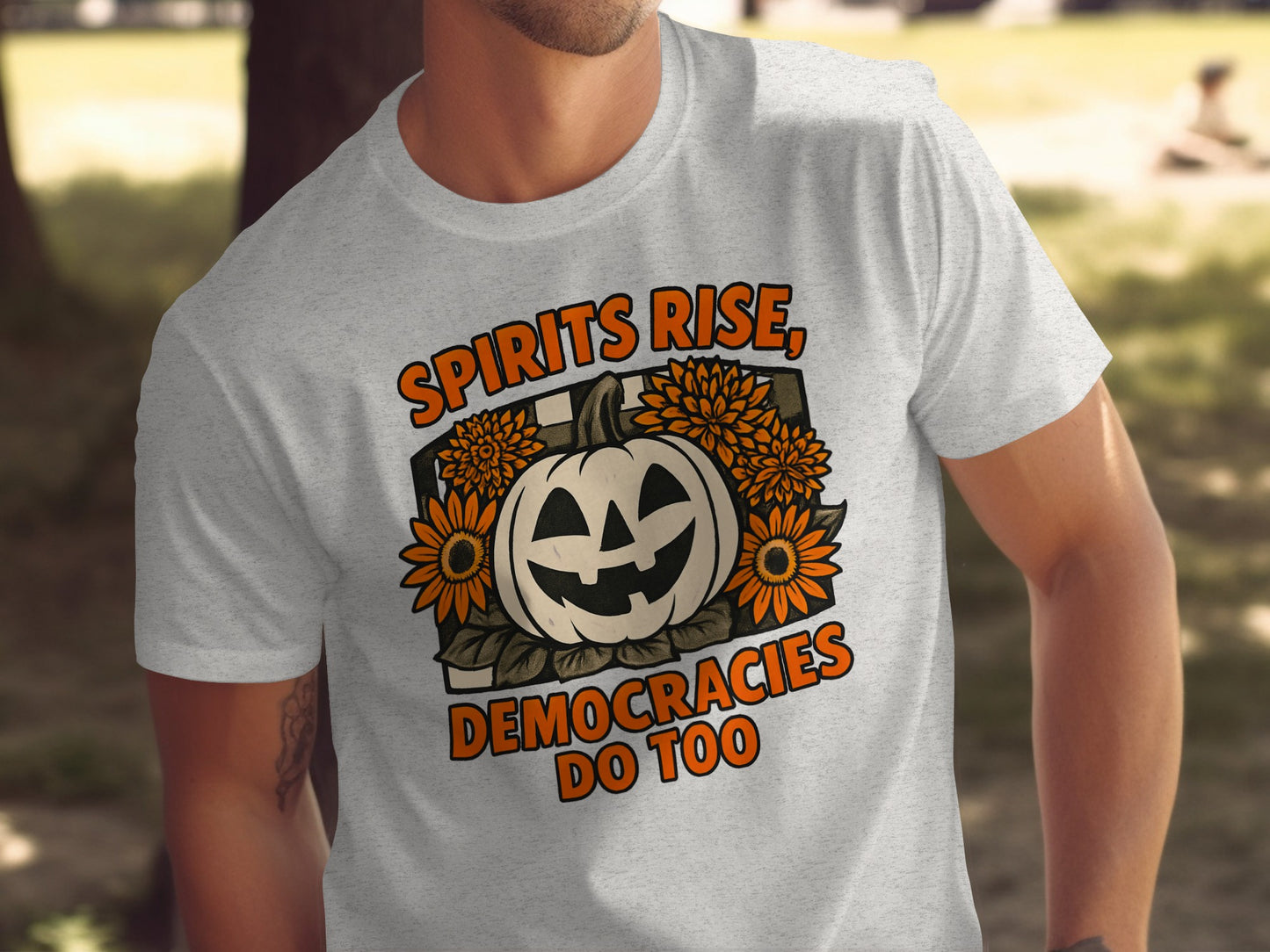 Spirits Rise Democracies Do Too Halloween T-shirt product type