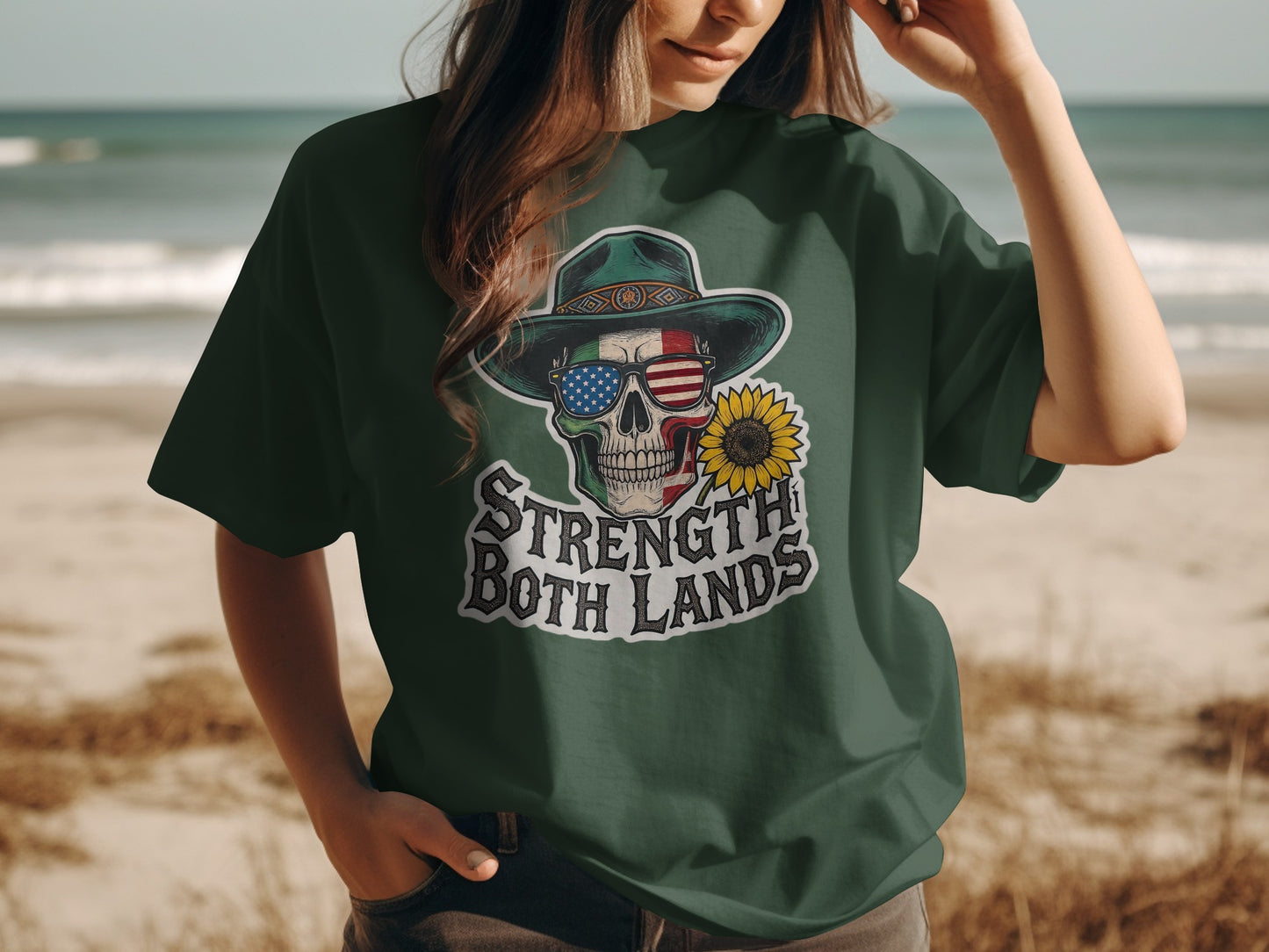 Strength Both Lands Graphic T-Shirt product type