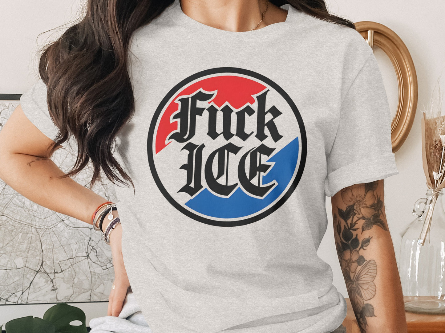 Fuck ICE Graphic Tee Statement Shirt product type