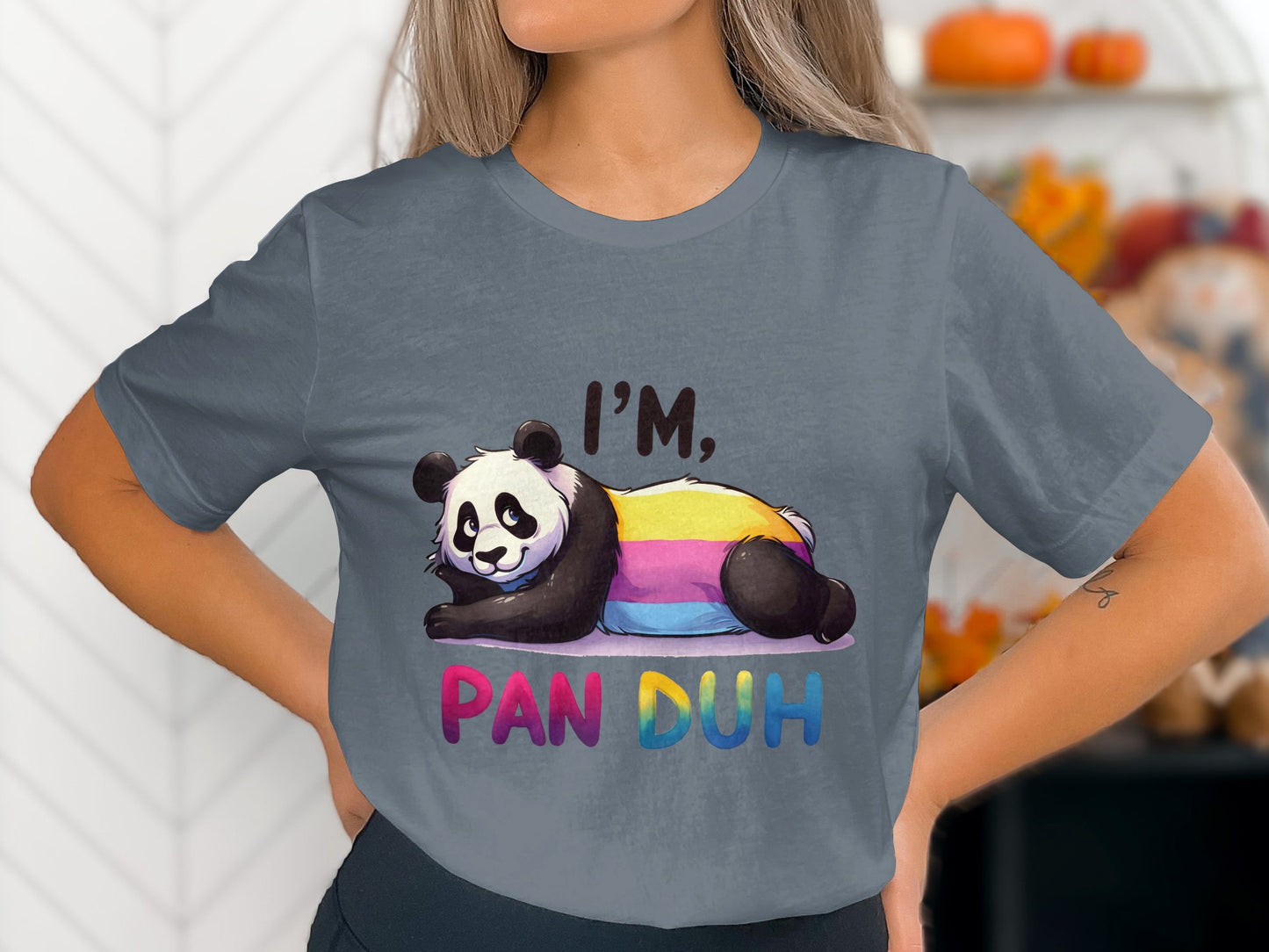 I'm Pan Duh Panda Bear Pride Graphic Tee product type