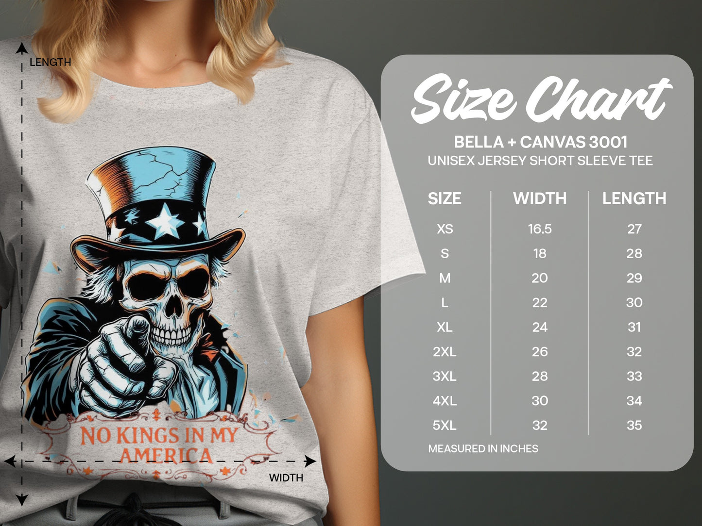 No Kings in My America Unisex Jersey product