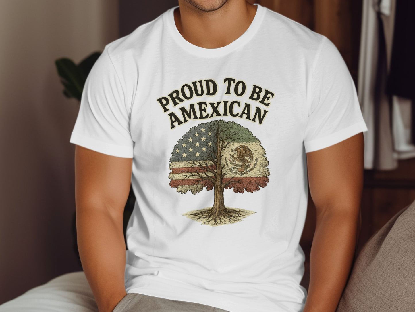 Proud To Be Amexican Patriotic Graphic Tee product