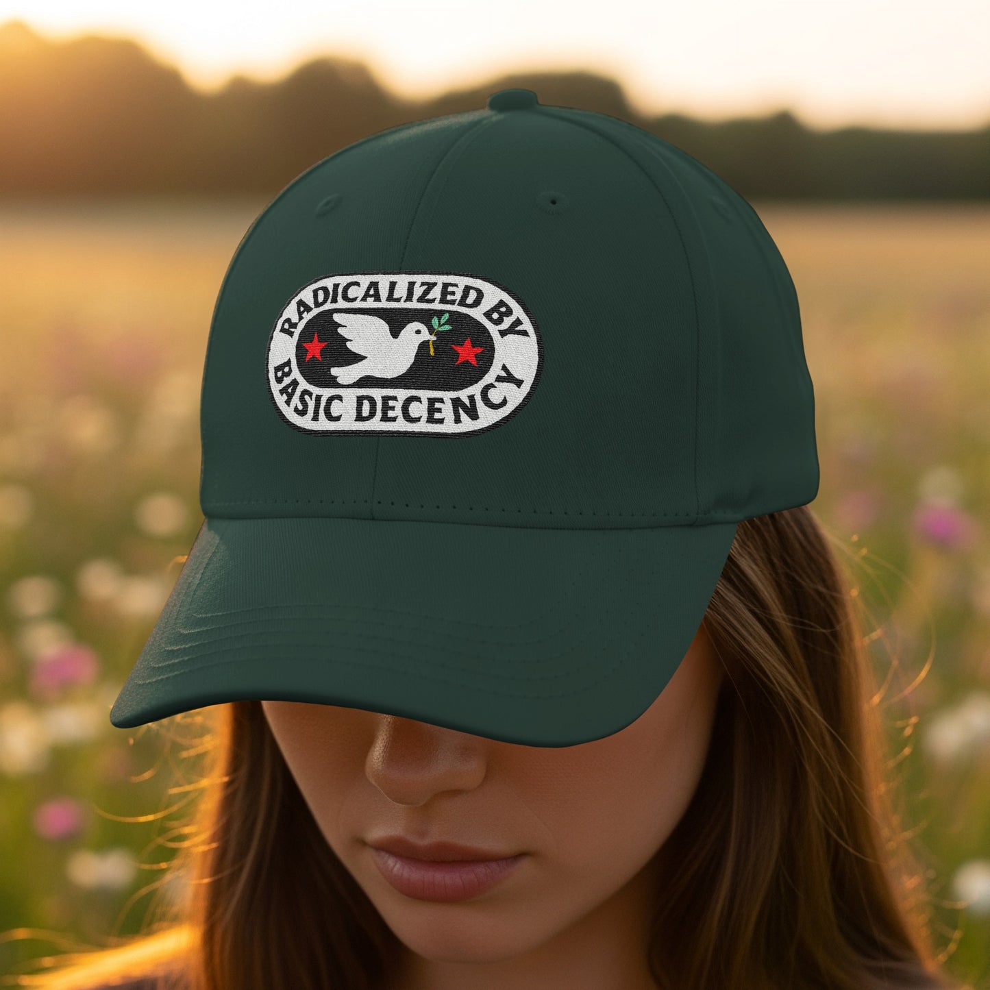Radicalized by Basic Decency Cap Hat headgear product