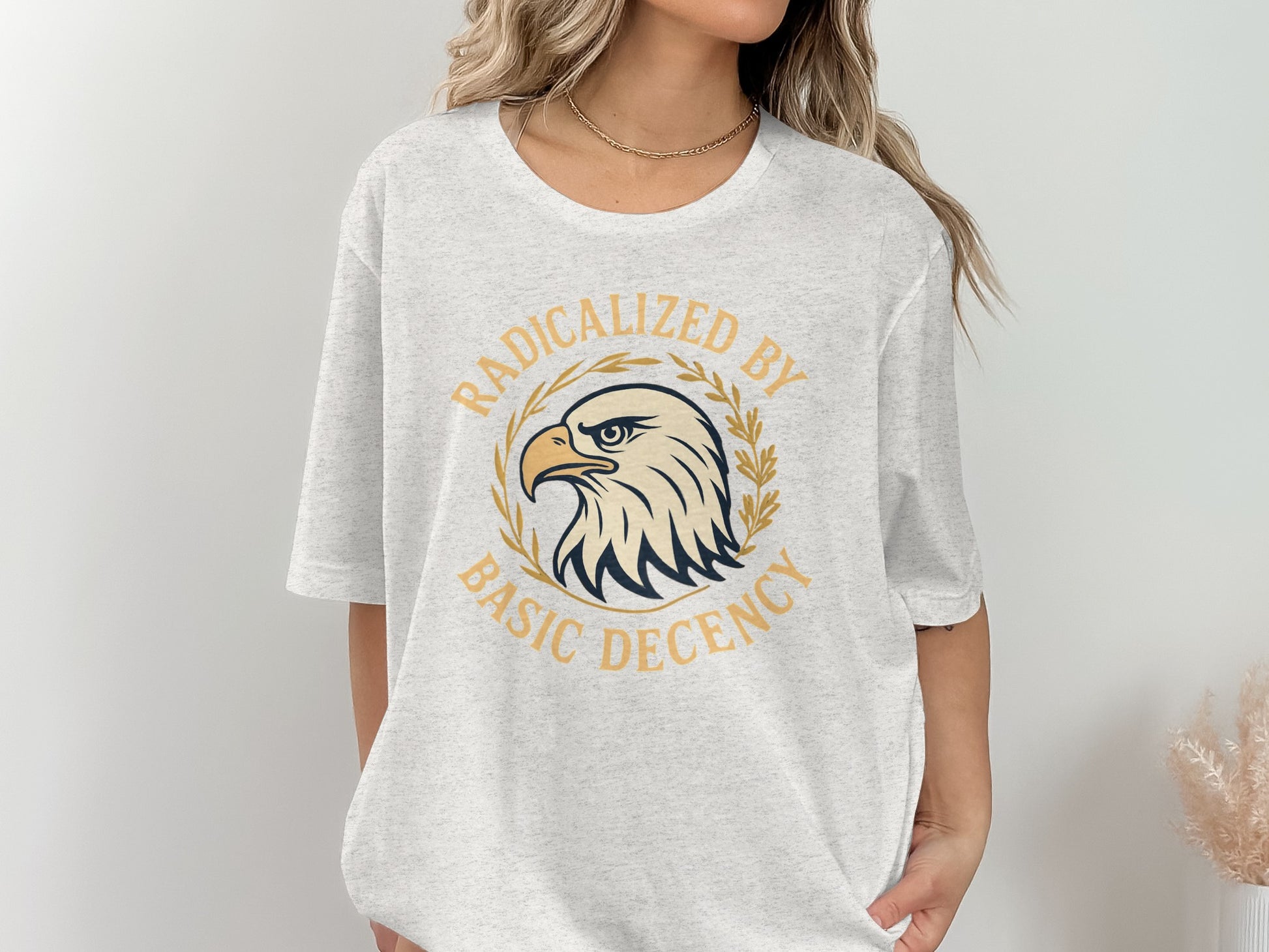 Radicalized By Basic Decency Graphic Shirt product