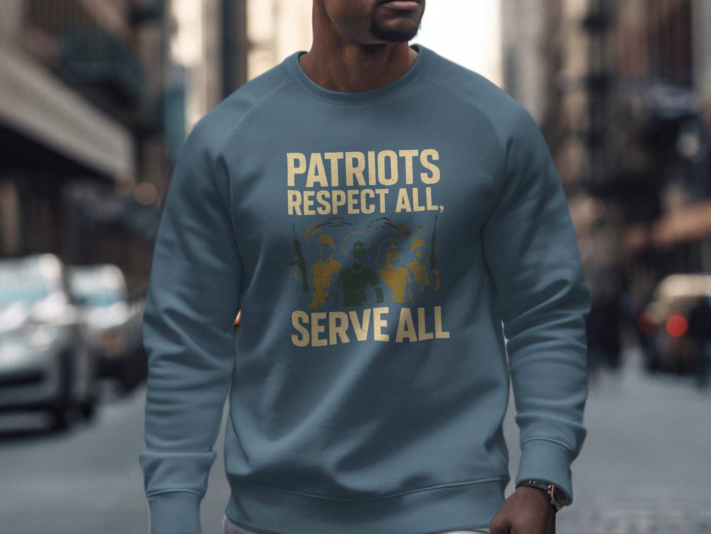 Patriots Respect All Serve All Sweatshirt product type