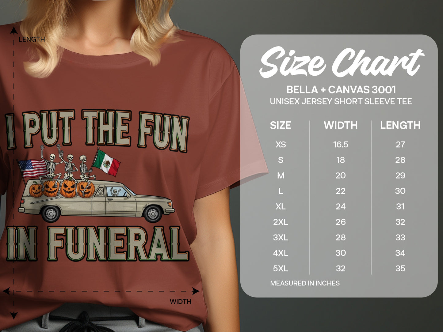 I Put The Fun In Funeral Unisex Jersey Short Sleeve Tee product type