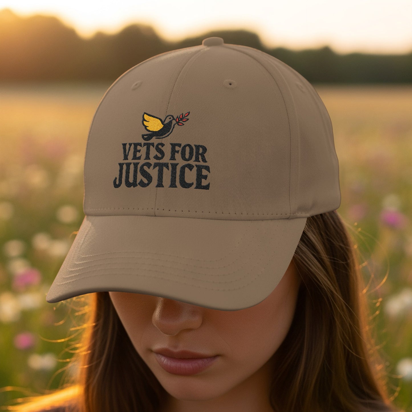 Vets for Justice Embroidered Logo Hat product