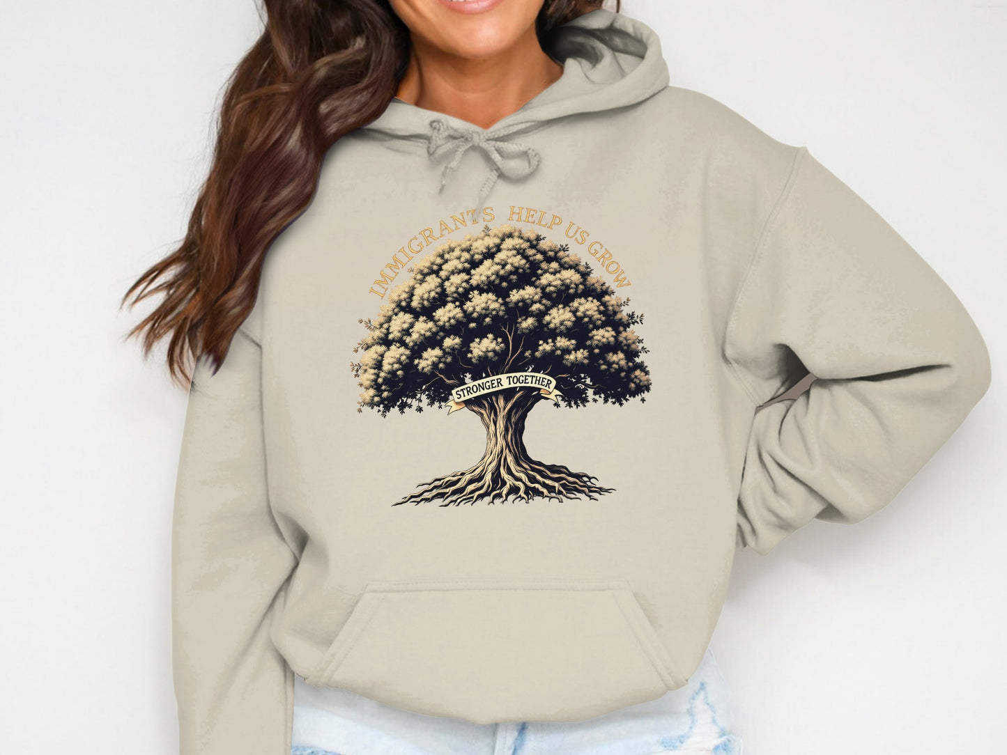 Immigrants Help Us Grow Stronger Together Hoodie product