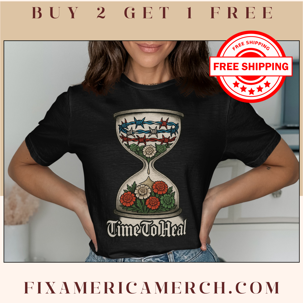 Time To Heal Hourglass Design Shirt product