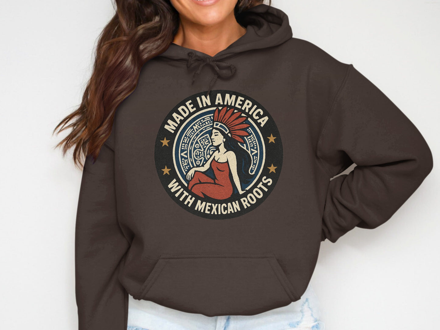 Proudly Made in America With Mexican Roots hoodie product