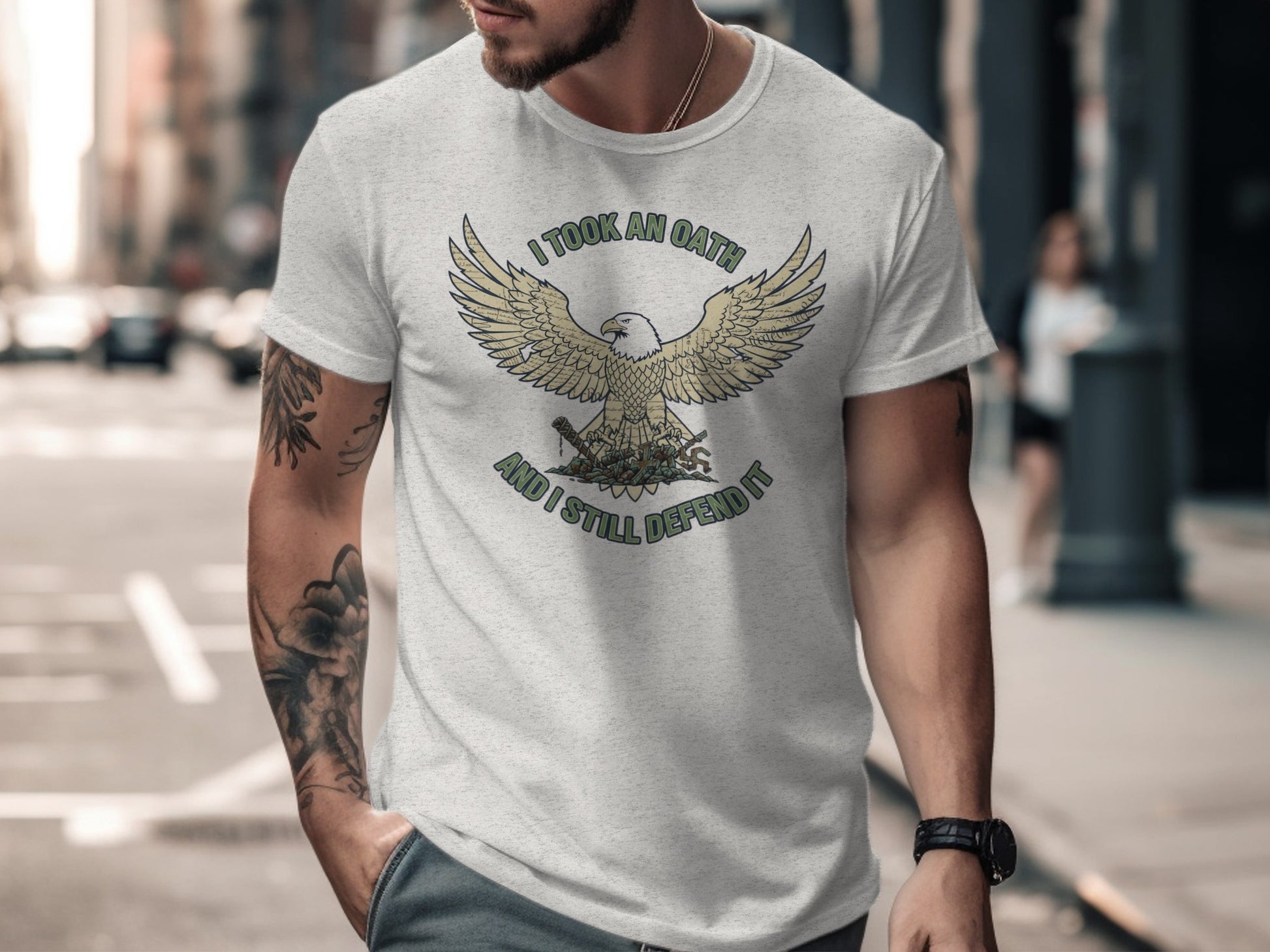 I Took an Oath and I Still Defend It Eagle T-Shirt