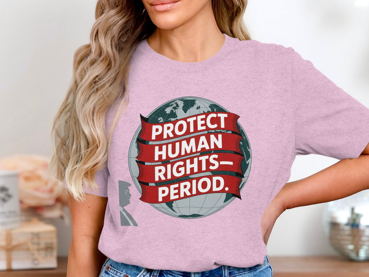 Protect Human Rights Period Graphic T-shirt product type