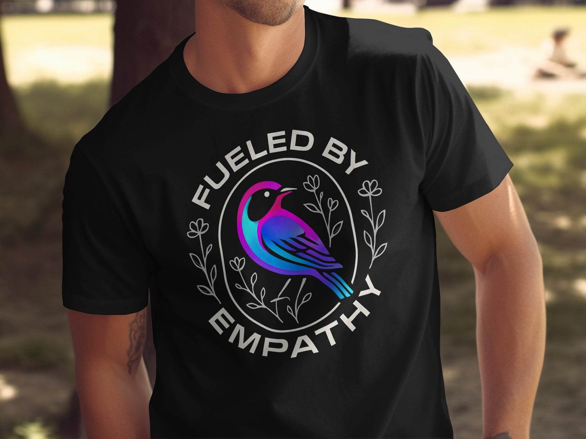 Fueled By Empathy Bird Graphic Tee product