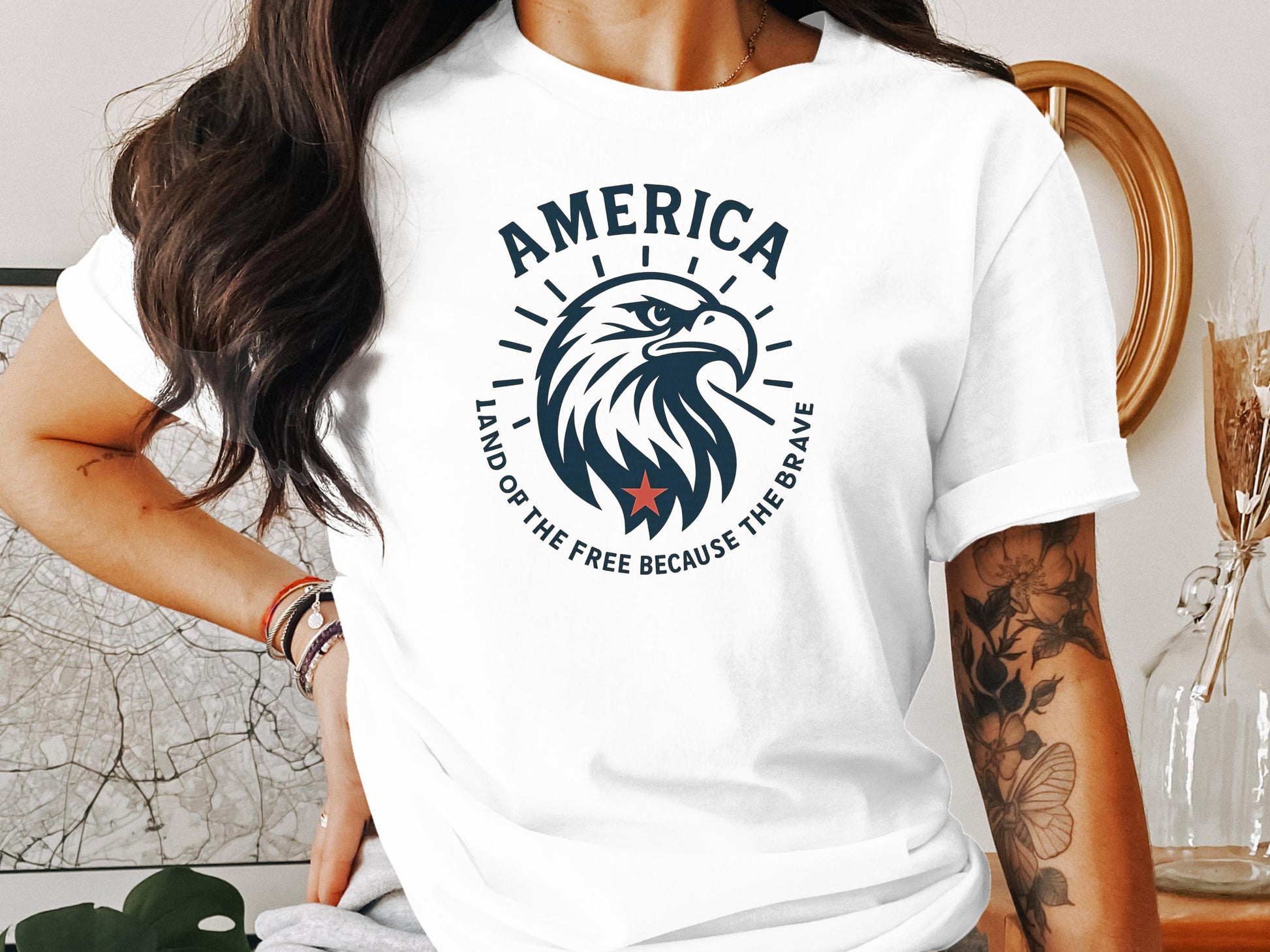 Land of the Free Because The Brave America product type