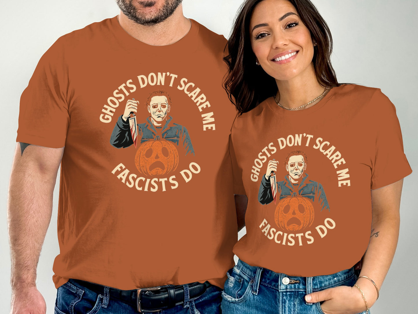 Ghosts Don't Scare Me Fascists Do T-Shirt product
