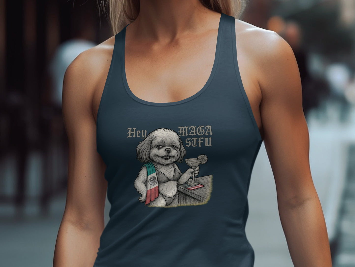Hey MAGA STFU Graphic Women's Tank product type