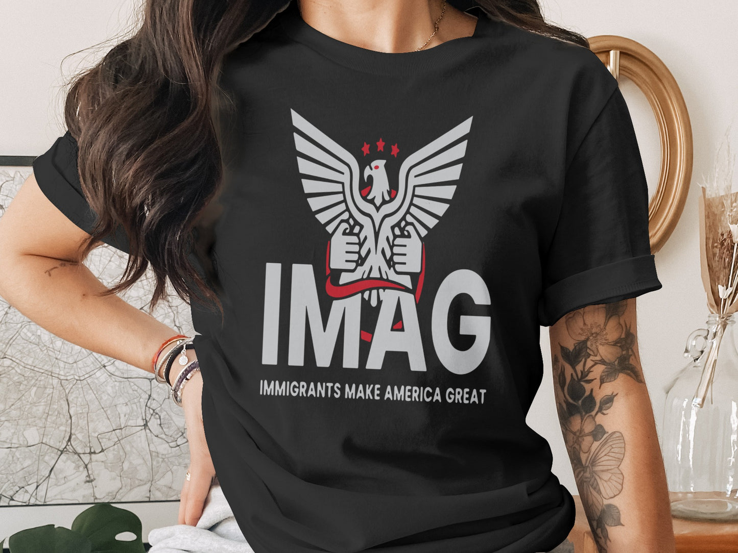 Immigrants Make America Great IMAG T-Shirt product type