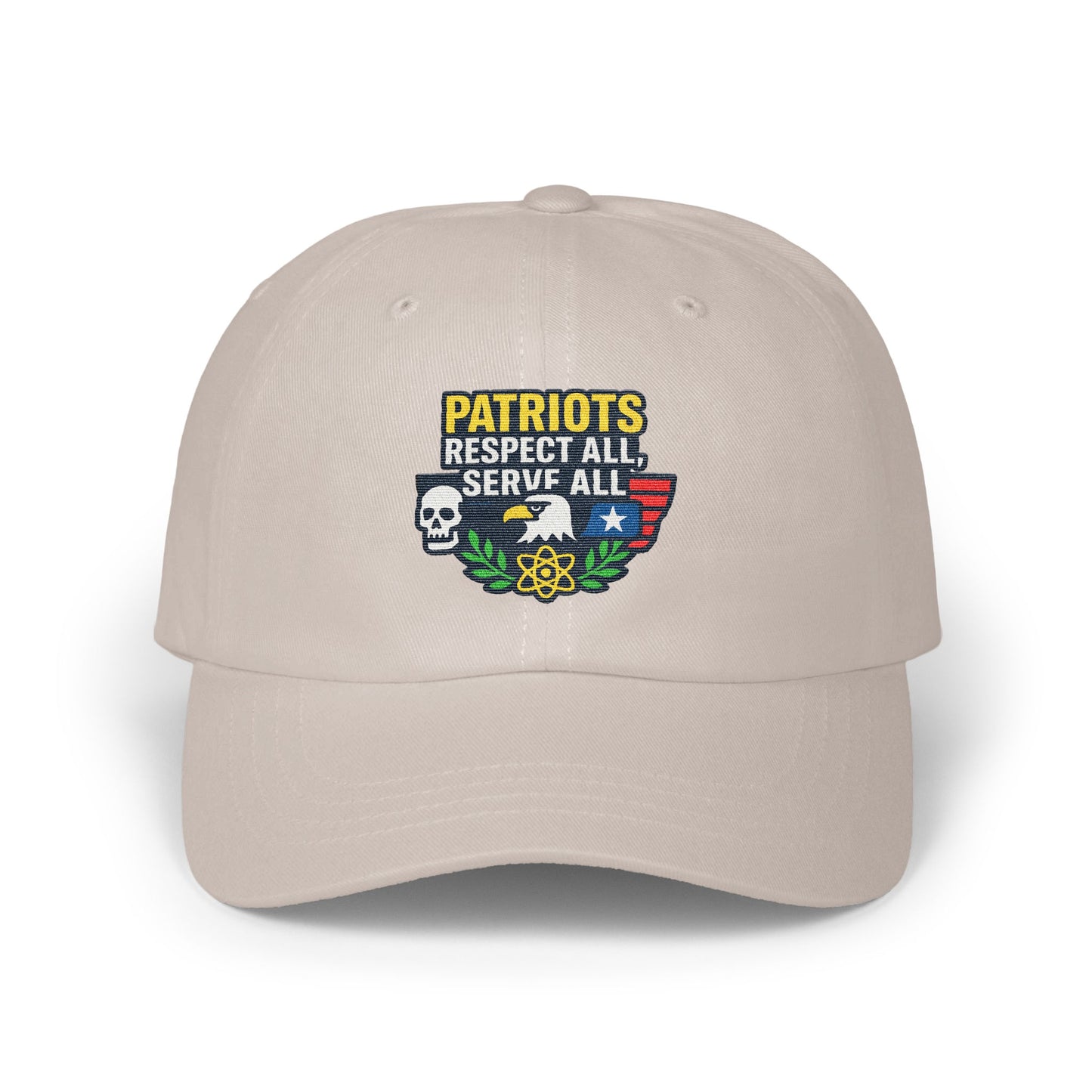 Patriots Respect All Serve All Embroidered Cap product type